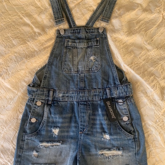 BLANKNYC Short Denim Overall 25 - Picture 5 of 14
